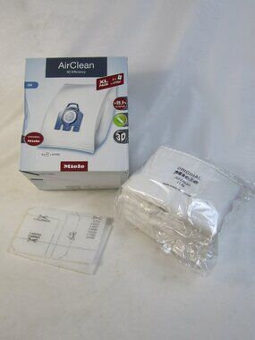 Miele Original AirClean 3D GN Vacuum Cleaner Bags - 6 Bags  + 2 Filter - NEW